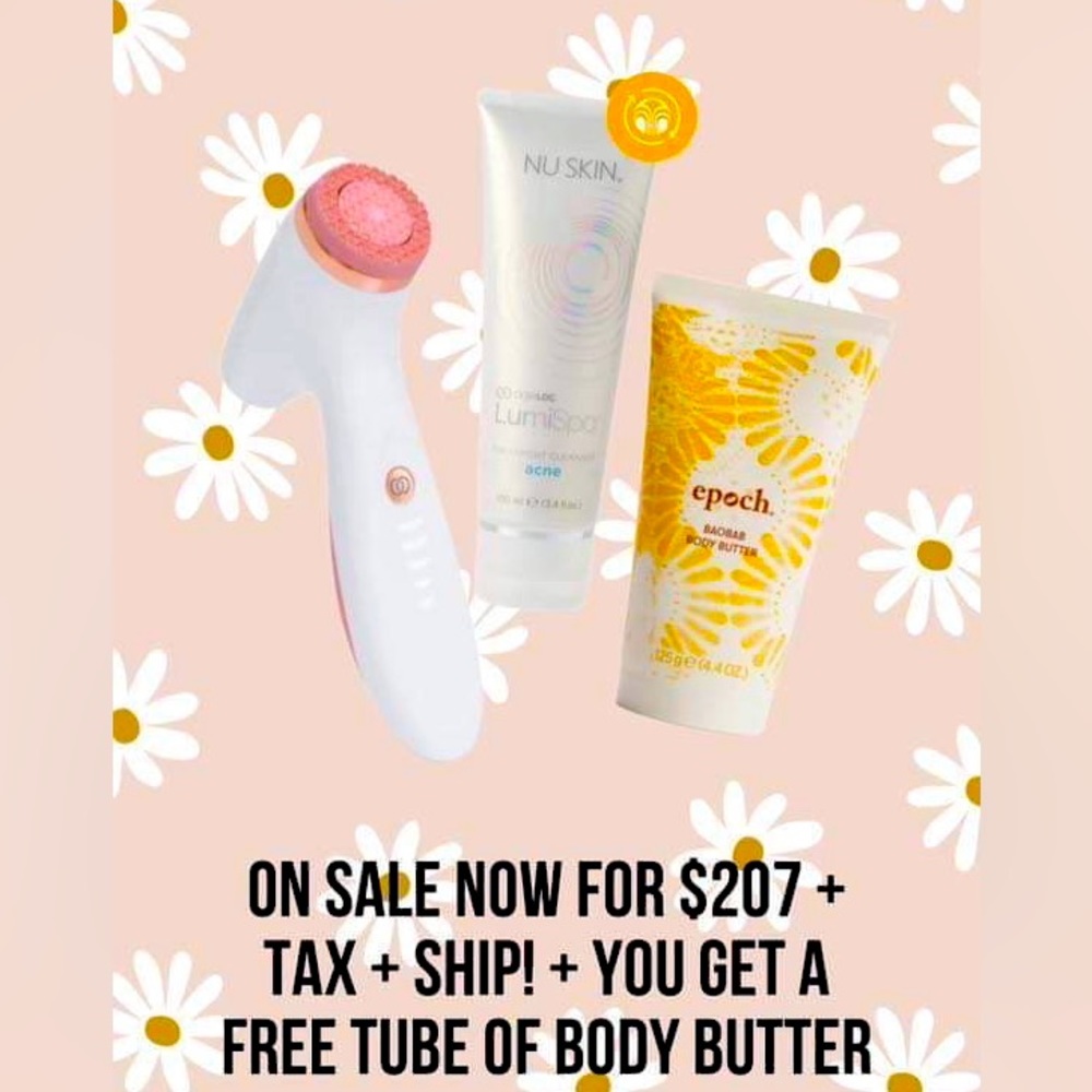 Lumispa skin cleanser accent bundle free and lifting cream free